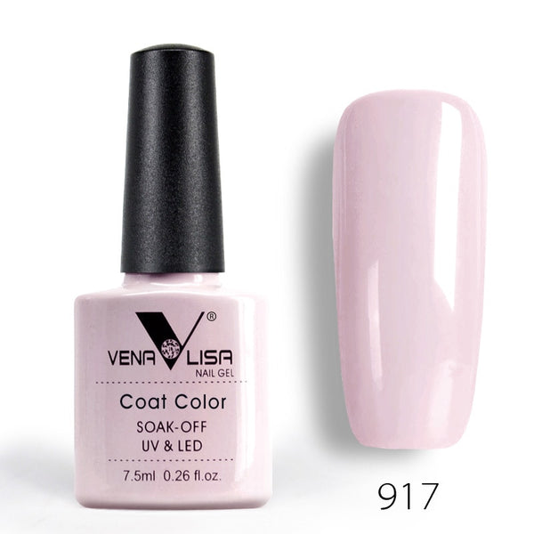 917 - New Free Shipping Nail Art Design Manicure Venalisa 60Color 7.5Ml Soak Off Enamel Gel Polish UV Gel Nail Polish Lacquer Varnish