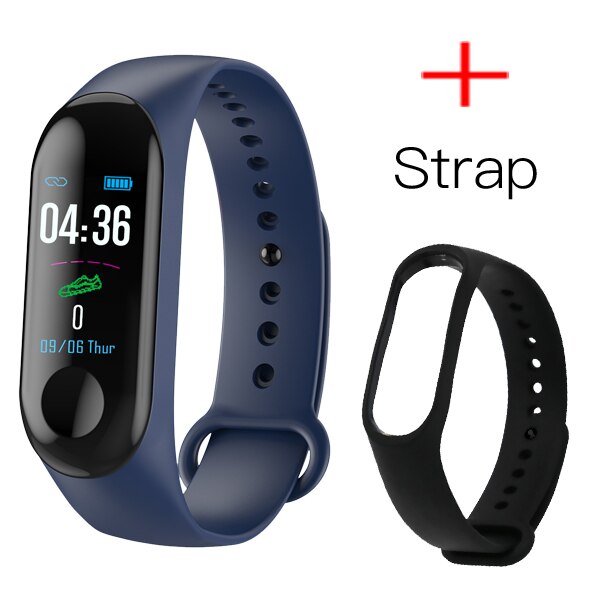 Dark Plus Strap - MAFAM Smart Watch Men Women Heart Rate Monitor Blood Pressure Fitness Tracker Smartwatch Sport Smart Clock Watch For IOS Android