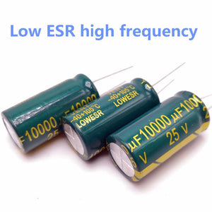 [variant_title] - 5-10/pc 25V 10000UF 18*35 Low ESR high frequency aluminum electrolytic capacitor 10000uf 25v