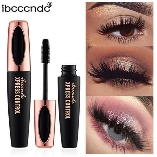 [variant_title] - New 4D Silk Fiber Lash Mascara Waterproof Rimel 3d Mascara For Eyelash Extension Black Thick Lengthening Eye Lashes Cosmetics (black)