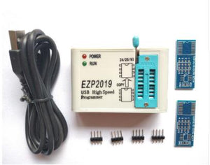 2019 with 2 sockets - EZP2019 High Speed USB SPI Programmer Better than EZP2013 EZP2010 2011Support 24 25 93 EEPROM Flash Bios