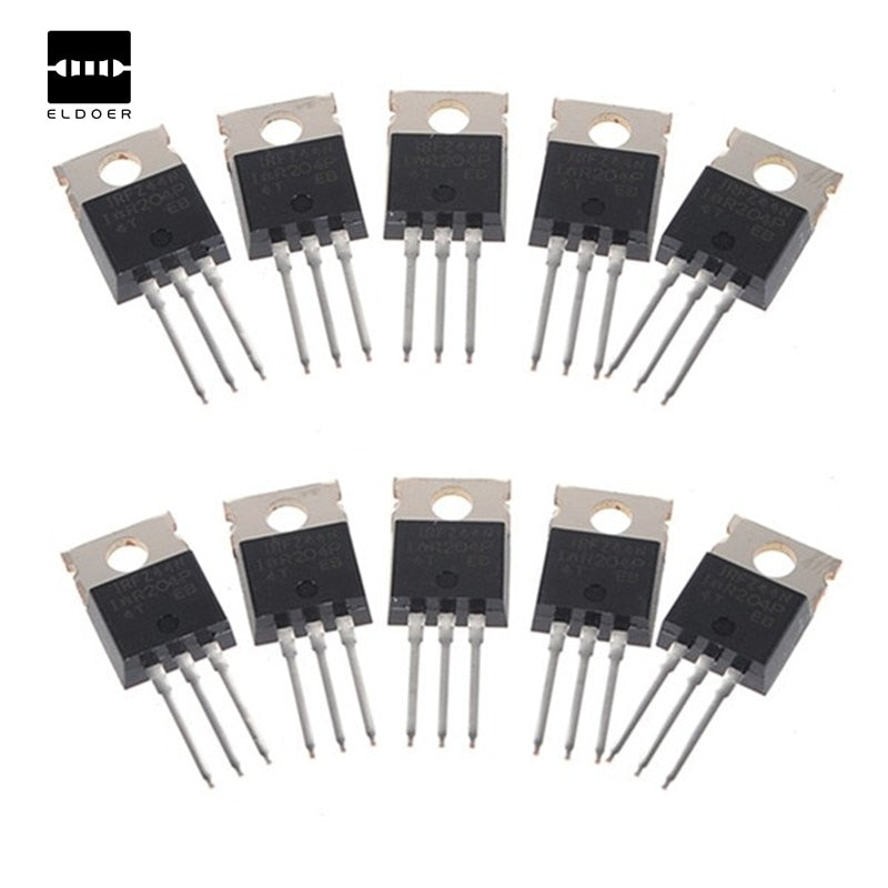 Default Title - Hot Sale Newest 5Pcs IRFZ44N IRFZ44 N-Channel 49A 55V Transistor MOSFET Component TO-220 Power Best Price