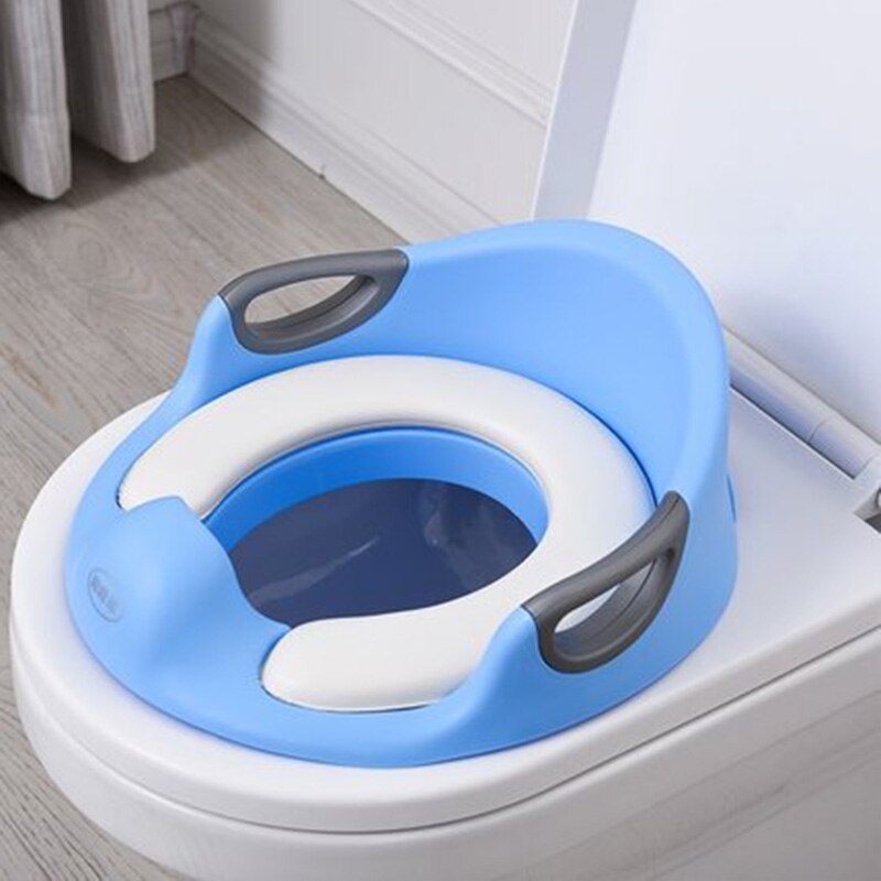 Blue - Child Multifunctional Potty Baby Travel Potty Training Seat Portable Toilet Ring Kid Urinal Comfortable Assistant Toilet Potties