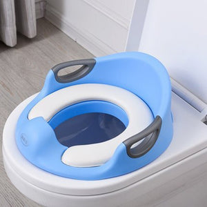 Blue - Child Multifunctional Potty Baby Travel Potty Training Seat Portable Toilet Ring Kid Urinal Comfortable Assistant Toilet Potties