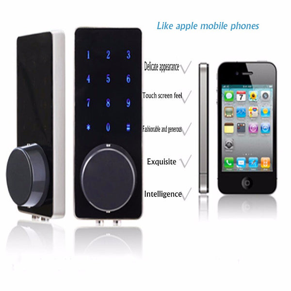 [variant_title] - Mobile Bluetooth Locks Deadbolt Entrance Smart Electronic Digital Door Lock With Key Remote Keypad For home hotels OS8815BLE