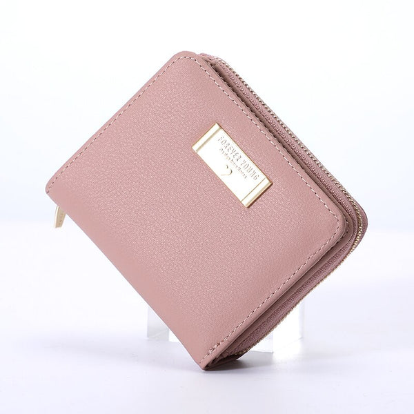 [variant_title] - Unishow Multifuncation Wallet Women Small Zipper Women Purse Short Brand Designer Coin Purse Mini Ladies Wallet Girl Card Purse