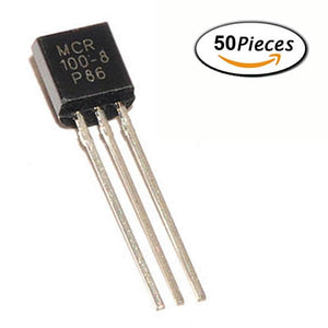 Default Title - MCIGICM 50pcs MCR100-8 600V 800mA silicon controlled switch diode Thyristor TO-92