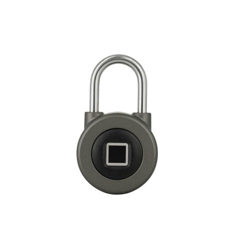 Default Title - Fingerprint Intelligent Electric Lock Waterproof APP Bluetooth Padlock Keyless Smart Lock Secure Door Locks Anti-theft