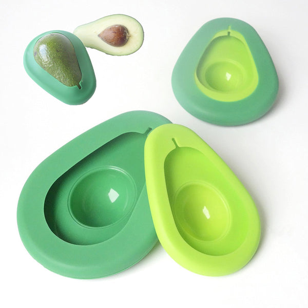 [variant_title] - 2pcs Avocado Saver Wrap Food Huggers Foldable Silicone Friut Preservation Seal Cover Fresh Keeping Lids Kitchen Tool slicer
