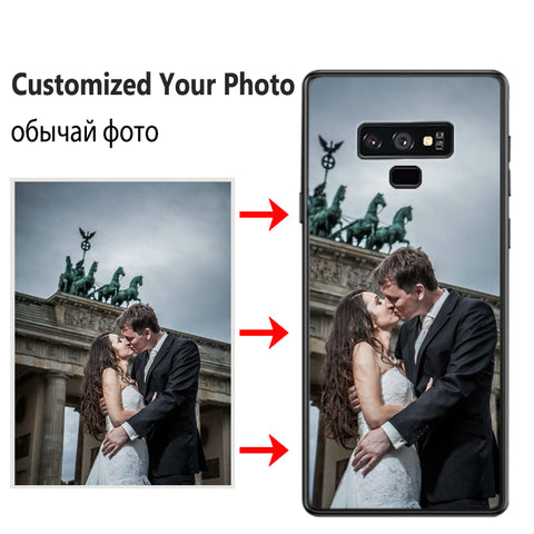 [variant_title] - JURCHEN Custom Case For Samsung Galaxy S6 S7 Edge S8 S9 S10 E Note 8 9 A6 A7 A9 A8 J4 J6 J8 Plus 2018 M10 Cover Customized Photo