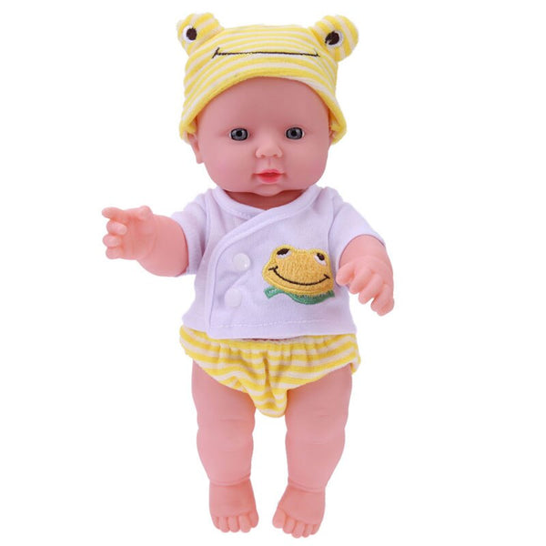 09 - Newborn Reborn Doll Toys Baby Simulation Soft Vinyl Dolls Children Kindergarten Lifelike Toys for Children Birthday Gift