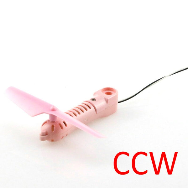 2 ccw pink - 100% Original JJRC H37 Elfie RC Drone Quadcopter Spare Parts Helicopter Propeller and Motor Sets CW CCW