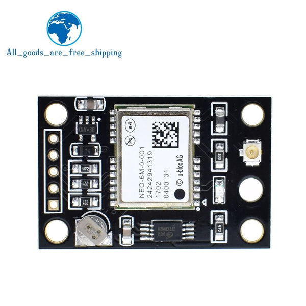 [variant_title] - TZT GY-NEO6MV2 NEO-6M GPS Module NEO6MV2 With Flight Control EEPROM Controller MWC APM2 APM2.5 Large Antenna For Arduino Board