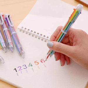 1PC ballpoint pen - Spirograph Drawing Tools Ruler Drafting Stationery Interlocking Gears Wheels Accessories Creative Educational Toys For Children