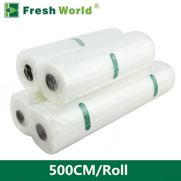 [variant_title] - Fresh World Vacuum Bags For Food Storage Vacuum Sealer Food Saver Bag 12 15 20 25 28 30 35*500cm Kitchen Vacuum Packaging Rolls