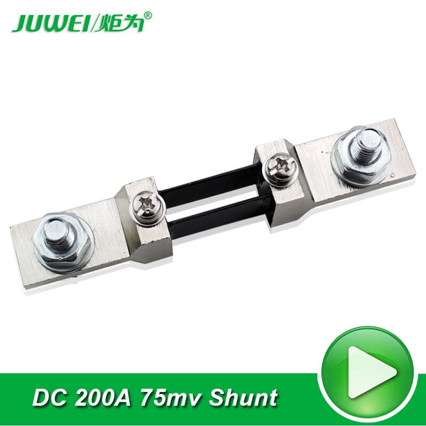 [variant_title] - DC Current Shunt Resistor 200A 75MV Voltage Drop For 200A AMP Ampere Panel Meter Ammeter