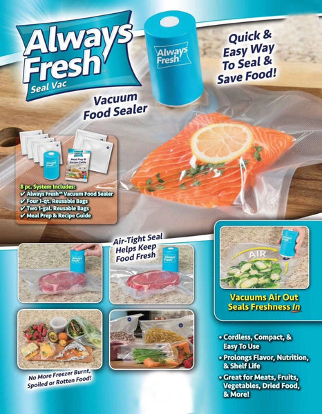 [variant_title] - Handy Portable Sealing Food Vacuum Sealer Bags Machine Kitchen Always fresh seal val Heat Sealing Machine Food Preservation