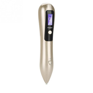 Gold - 9 level LCD Face Skin Dark Spot Remover Mole Tattoo Removal Laser Plasma Pen Machine Facial Freckle Tag Wart Removal Beauty Care