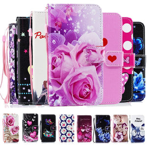 [variant_title] - Leather Wallet Flip phone Case for ASUS Zenfone 4 Max ZC520KL Pro ZC554KL X00HD ZC554KL 3 Max ZC520TL Live ZB501KL cover shell