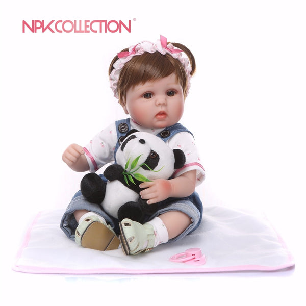 [variant_title] - NPKCOLLECTION Silicone Reborn Baby Dolls Baby Realistic Alive Boneca Bebe Lifelike Real Girl Doll Reborn Birthday Christmas