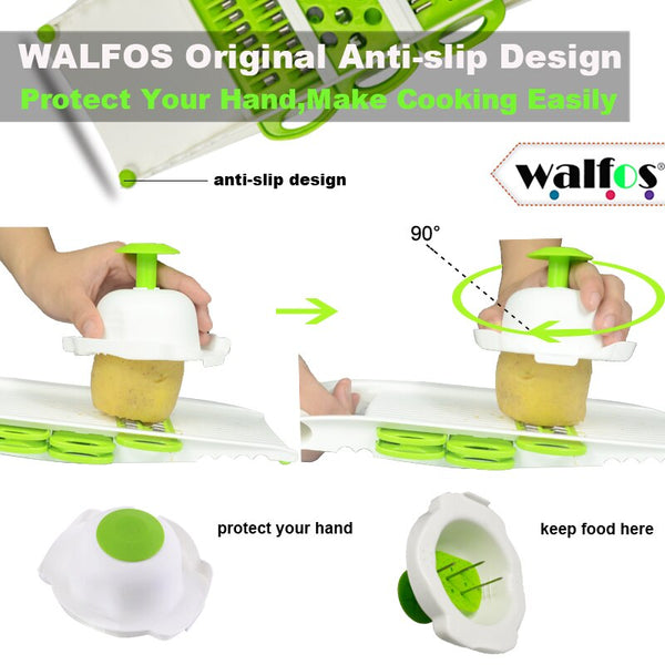 [variant_title] - WALFOS Mandoline Peeler Grater Vegetables Cutter tools with 5 Blade Carrot Grater Onion Vegetable Slicer Kitchen Accessories