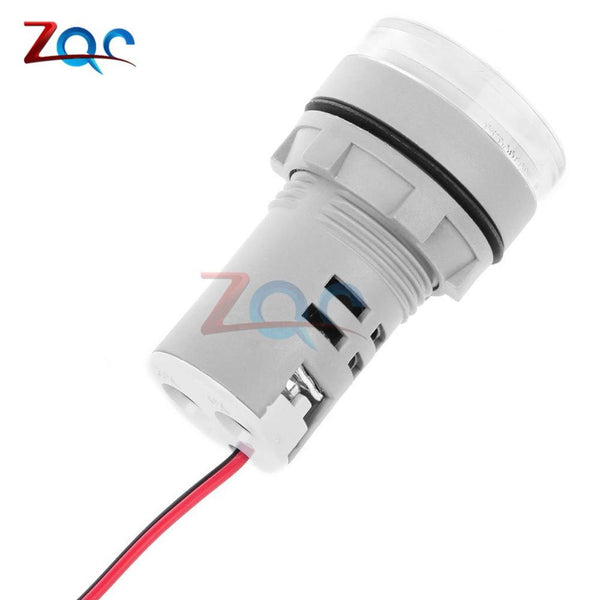 [variant_title] - AC220V 0-100A 22mm Digital Display Ammeter Ampermeter Monitor Current Indicator Signal Light Tester Measuring Ampere Meter 220V