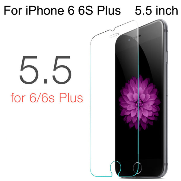 For iPhone 6 6s Plus / 1 Piece - 10Pcs Tempered Glass For iPhone X XS MAX XR 4 4s 5 5s SE 5c Screen Protective Film For iPhone 6 6s 7 8 Plus X 11 Glass Protector