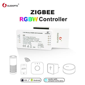 GLEDOPTO zigbee smart home automation multi-function color changing rgb controller ZLL smart home system rgb zigbee controller l