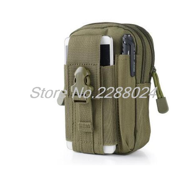 green - Tactical Waist Bag Mobile Phone pouch Pack Sport Mini Vice Pocket for Sony Xperia L1 R1 XA1 Plus Ultra XZ Premium XZ1 Compact