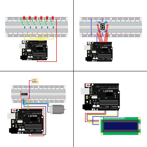 [variant_title] - LAFVIN Super Starter Kit for Arduino for UNO R3 with CD Tutorial