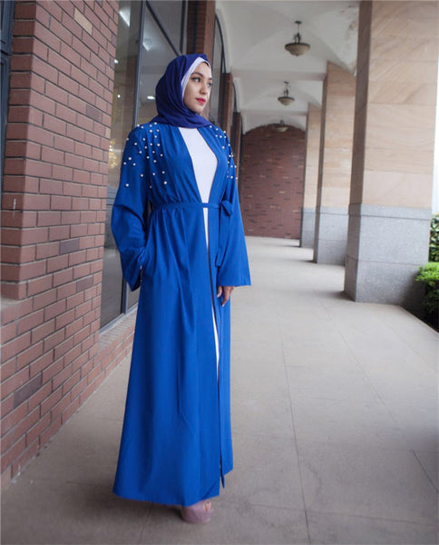 As picture 6 / L - Fashion Abaya saudi arabia abaya for women muslim dresses with belt hijab dress robe musulmane longue baju muslim wanita