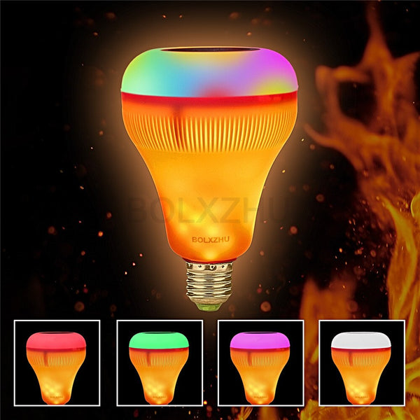 [variant_title] - E27 Smart RGB Wireless Bluetooth Speaker Bulb Music Playing Dimmable LED RGB Music Bulb Light Lamp with 24 Keys Remote Control