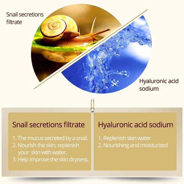 [variant_title] - images Snail Serum Anti Wrinkle Anti Aging Collagen whitening Skin Repair Facial Care Acne Treatment Liquid Essence Face Cream