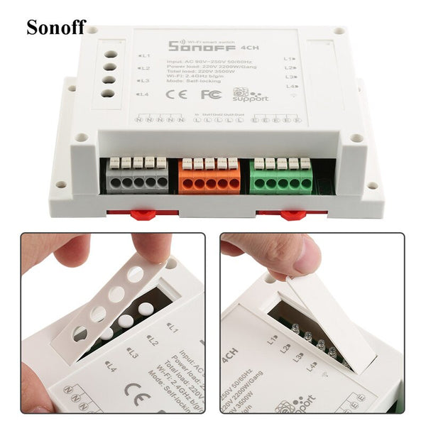 [variant_title] - 2pcSonoff Pow R2 16A Smart Wifi Switch Controller With Real Time Power Consumption Measurement Smart Home Device Via Android IOS
