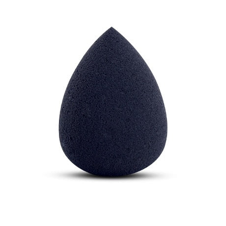 Black - Beauty Makeup Foundation Sponge Waterdrop Shape Cosmetic Puff Make Up Professional Blender Powder Smooth Facial Puff