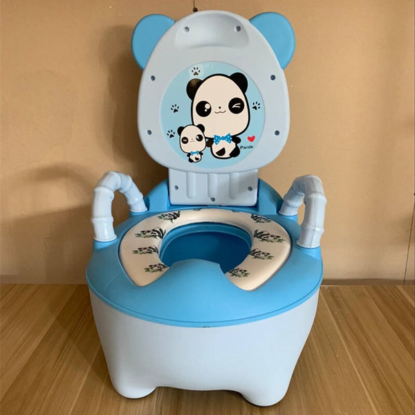 L Have Soft Pad - Portable Baby Potty Cute Kids Potty Training Seat Children's Urinals Baby Toilet Bowl Cute Cartoon Pot Training Pan Toilet Seat