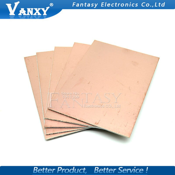 [variant_title] - 5pcs FR4 PCB 7x10cm 7*10 Single Side Copper Clad plate DIY PCB Kit Laminate Circuit Board