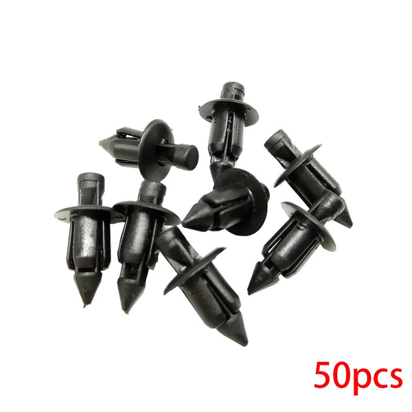 50Pcs-350853 - 100PCS Mixed Auto Fastener Vehicle Car Bumper Clips Retainer Fastener Rivet Door Panel Fender Liner Universal Fit for All Car