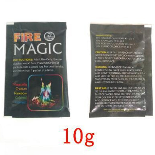 10G - 15g Mystical Fire Colored Flames Bonfire Sachets Fireplace Pit Patio Gags Toy Professional Gags Pyrotechnics