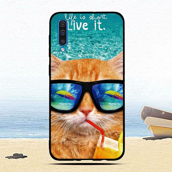For Samsung Galaxy A50 Case Cartoon Animal Fashion Protective cover Luxury TPU Slicone cases mobile phone shells fundas coque