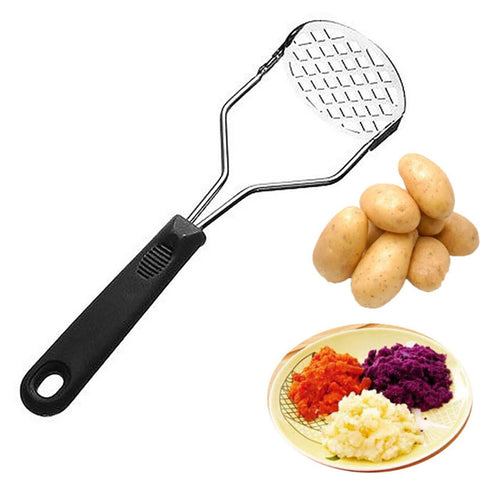 Default Title - Stainless Steel Pressed Potato Masher Ricer Puree Juice Maker Potato Pusher Smooth Mashed Potatoes Crusher Fruit Tools