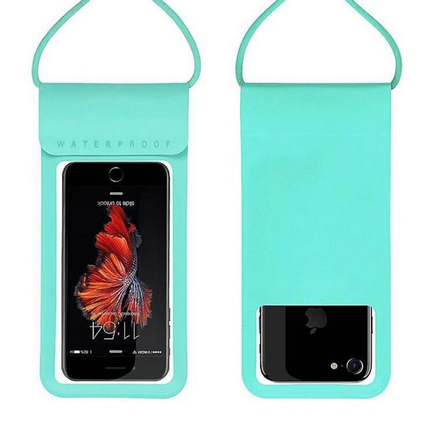 Blue / TPU / Case & Strap - 6.0 Waterproof Phone Case Cover Touchscreen Cellphone Dry Diving Bag Pouch with Neck Strap for iPhone Xiaomi Samsung Meizu
