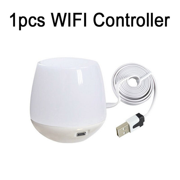 1pcs wifi controller / GU10 / Yes - HOTOOK Mi Light WIFI LED Bulb RGB CCT(2700-6500K)LED Lamp Smart Light Dimmable MR16 GU10 4WSpotlight 2.4G Remote and APP Control
