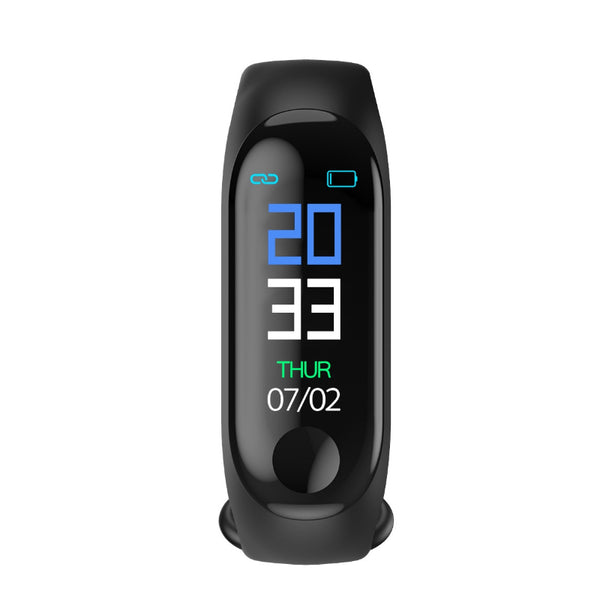 BLACK - 2019 Smart Watch Men Women Heart Rate Monitor Blood Pressure Fitness Tracker Smartwatch Sport Smart Clock Watch For IOS Android