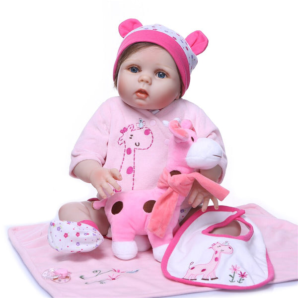 [variant_title] - NPK Full Body Silicone Reborn Baby Doll kids Playmate Gift For Girls Baby Girl Alive Soft Toys For Bouquets Doll Bebes Reborn