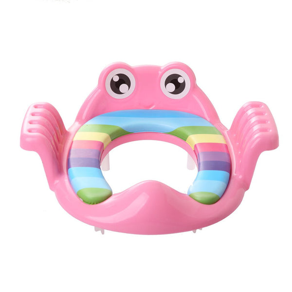 [variant_title] - Baby Child Potty Toilet Trainer Seat Step Stool Ladder Adjustable Training Chair comfortable cartoon cute toilet seat children