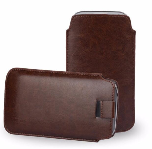 [variant_title] - Universal pouch case For Samsung A6S A3 A5 A7 2017 case cover Pull Tab Leather Sleeve Bag for Samsung A310 A510 A710 phone case