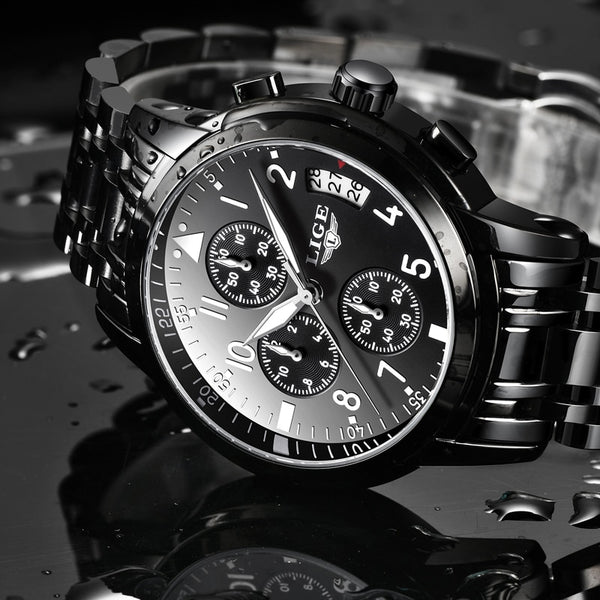 [variant_title] - Relogio Masculino Mens Watches Waterproof Quartz Business Watch LIGE Top Brand Luxury Men Casual Sport Watch Male Relojes Hombre