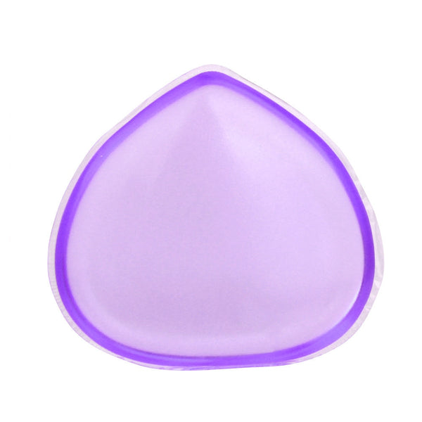 Peach Purple - MOONBIFFY 100% New Hot SiliSponge Blender Silicone Sponge makeup puff For Liquid Foundation BB Cream Beauty Essentials