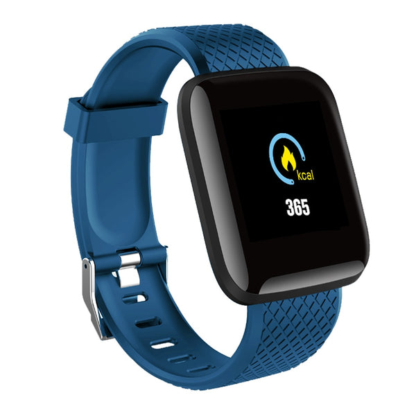 Blue - Smart Watch Men Blood Pressure Waterproof Smartwatch Women Heart Rate Monitor Fitness Tracker Watch GPS Sport For Android IOS